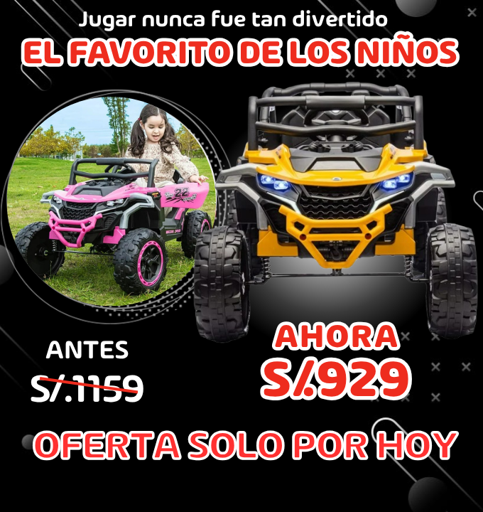 CARRO A BATERIA OFF - ROAD INFANTIL