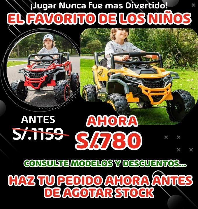 CARRO A BATERIA OFF - ROAD INFANTIL
